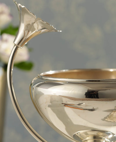 Hummingbird Silver-Plated Bowl