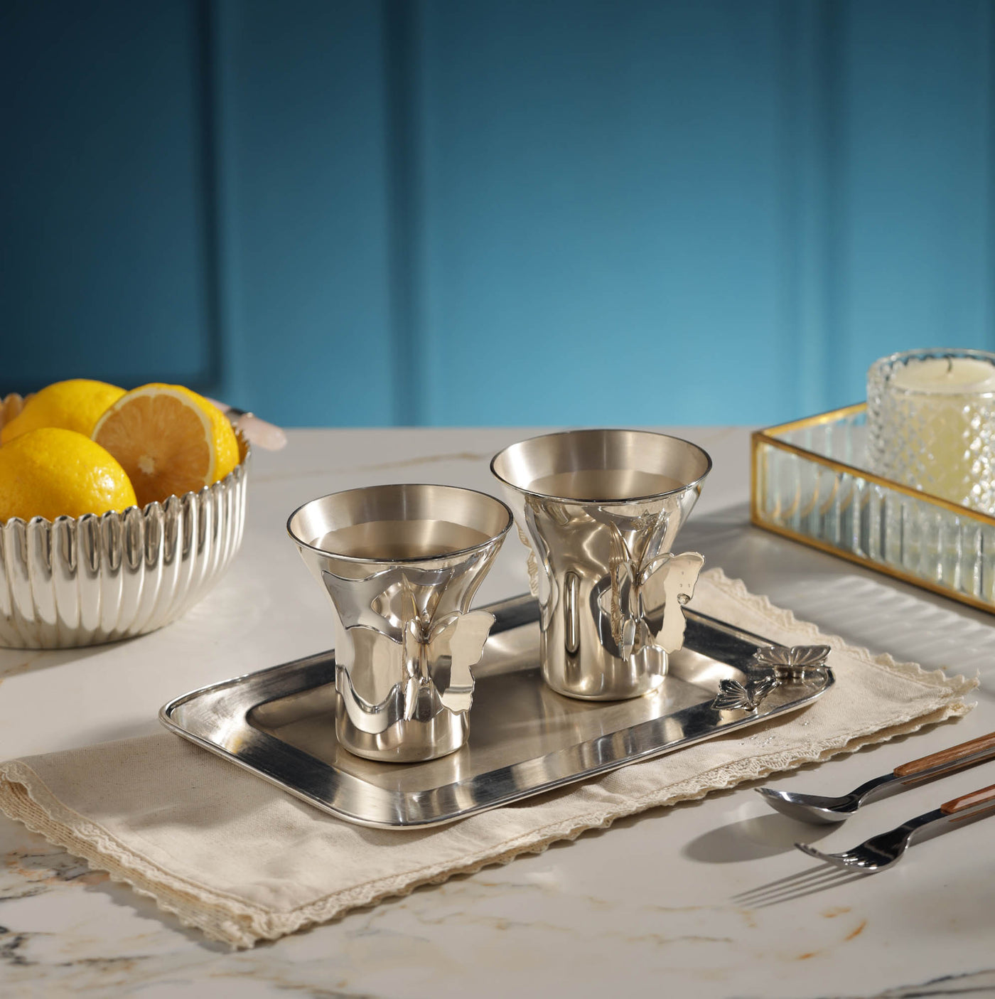 silver Plated Tray/ Silverware Gifts