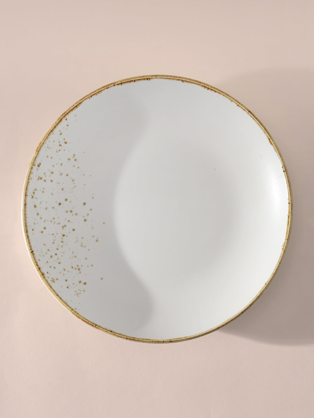 Gold Splatter Quarter Plate Set of 2