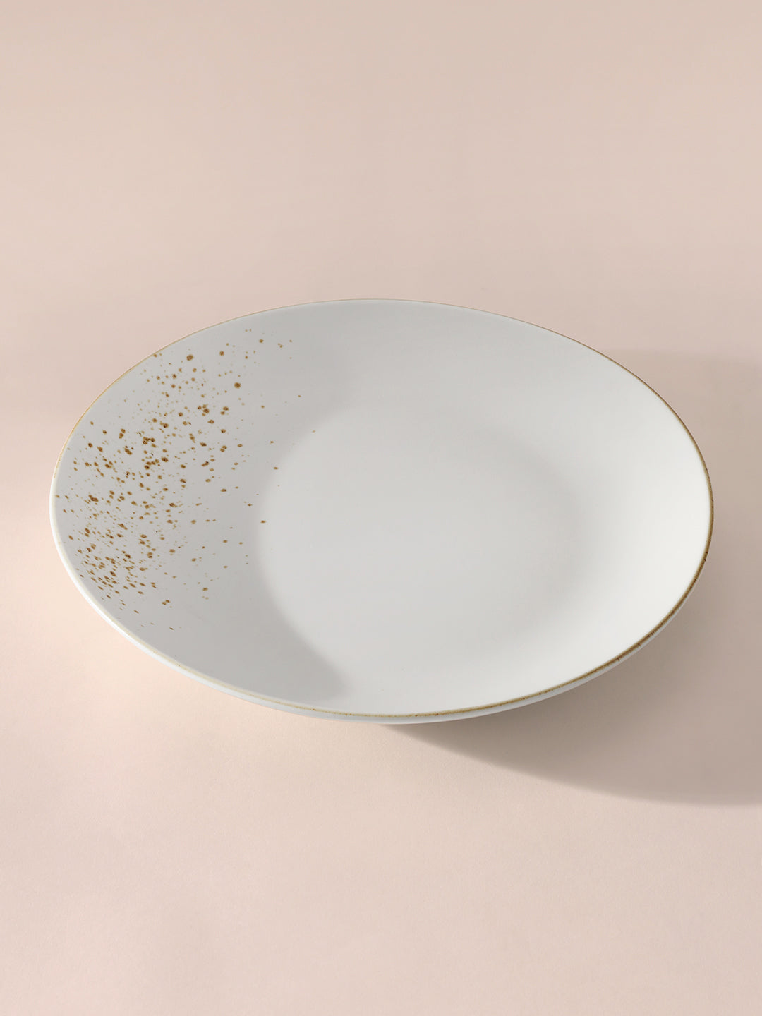 Gold Splatter Quarter Plate Set of 2