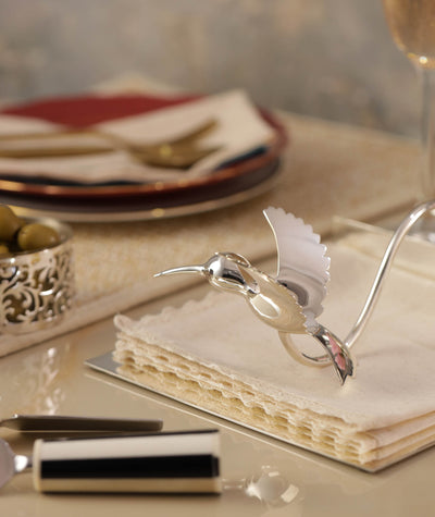 Origami Silver-Plated Tissue Holder