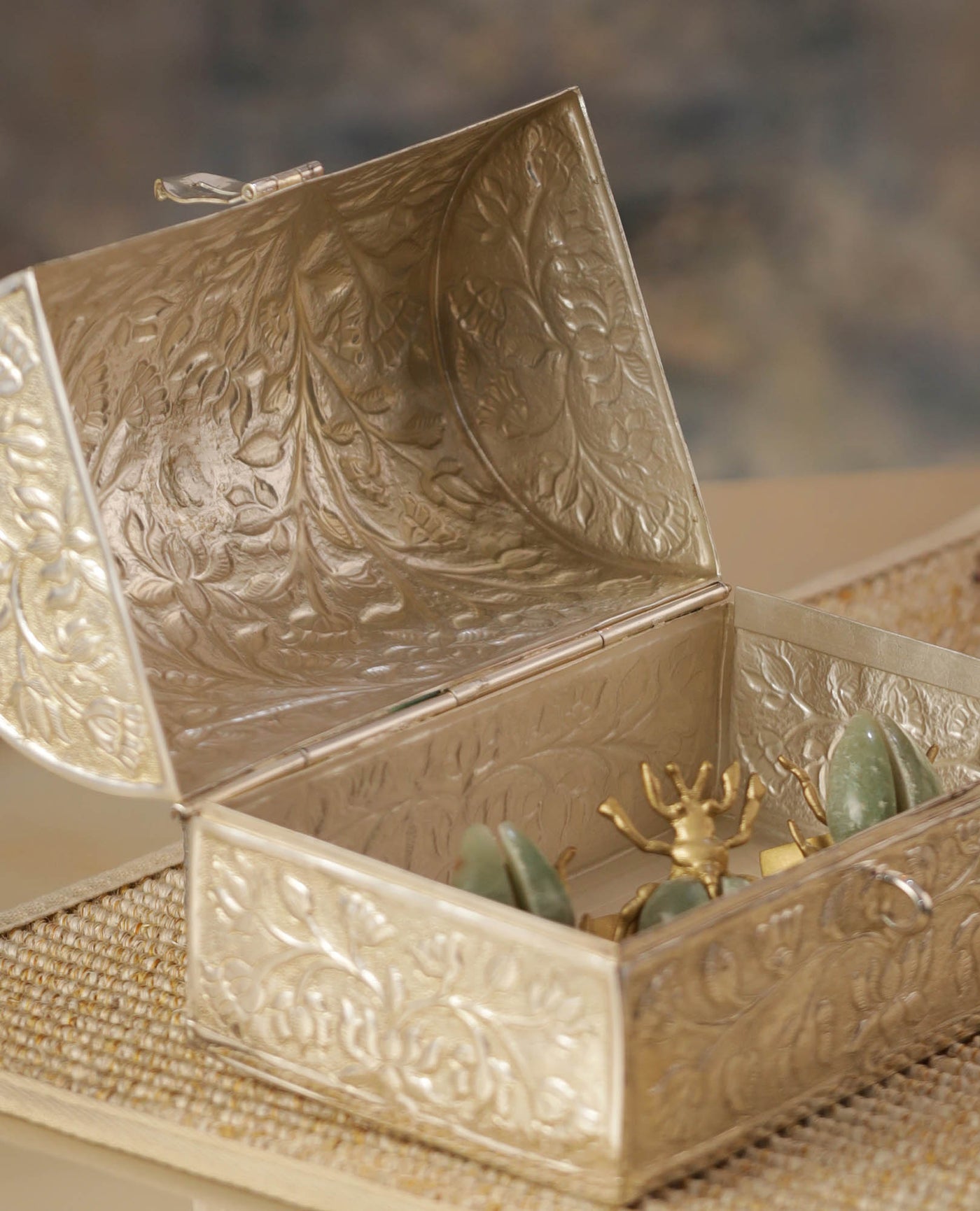Silver Plated Jwellery Box