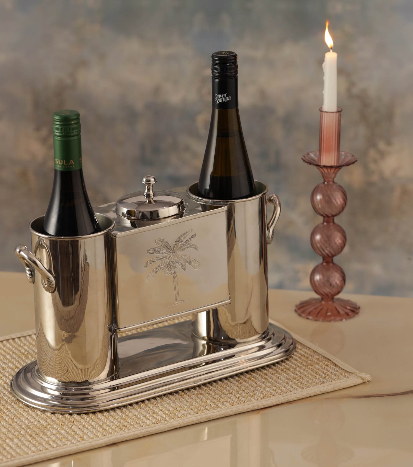 Bahamas Silver-Plated Wine Cooler