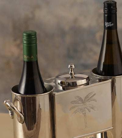 Bahamas Silver-Plated Wine Cooler