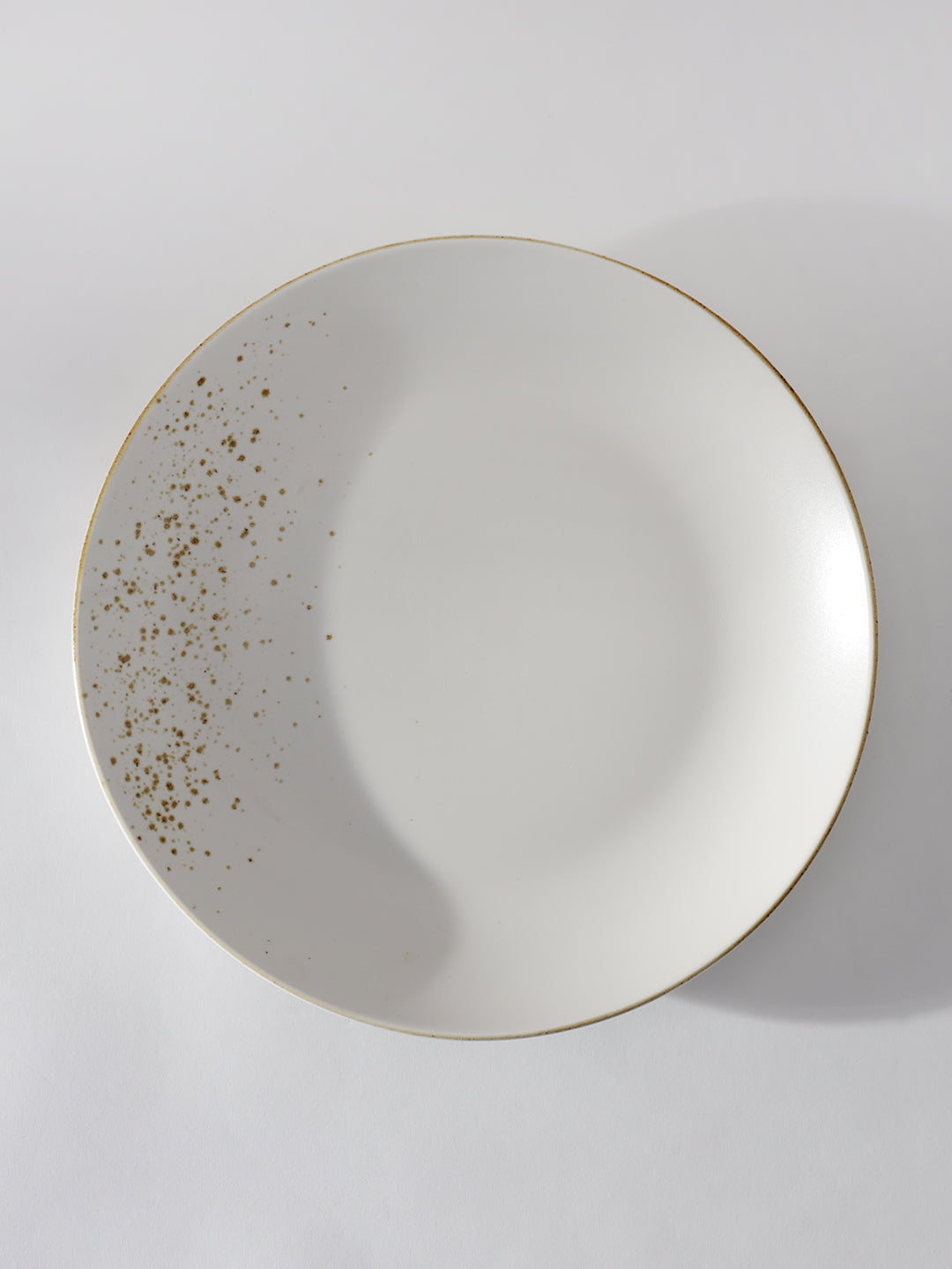 Gold Splatter Quarter Plate Set of 2