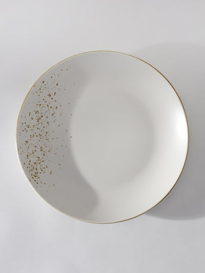 Gold Splatter Quarter Plate Set of 2