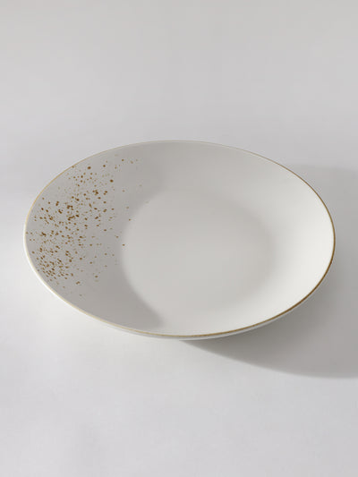 Gold Splatter Quarter Plate Set of 2