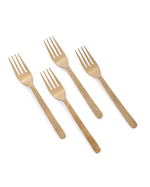 Fine Frost Dessert Fork Set - Set of 4