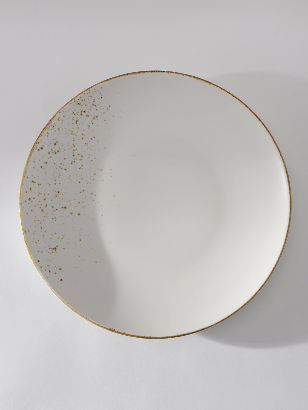 Gold Splatter Quarter Plate Set of 2