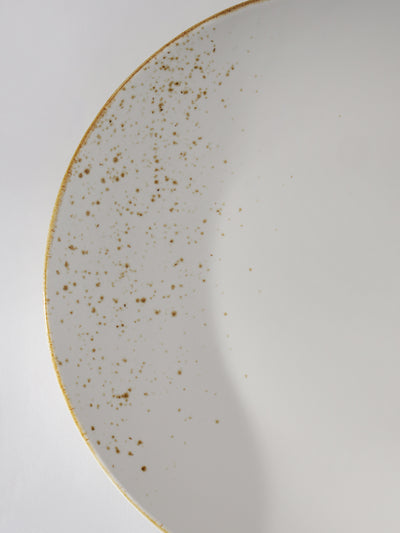 Gold Splatter Quarter Plate Set of 2