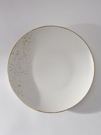 Gold Splatter Quarter Plate Set of 2