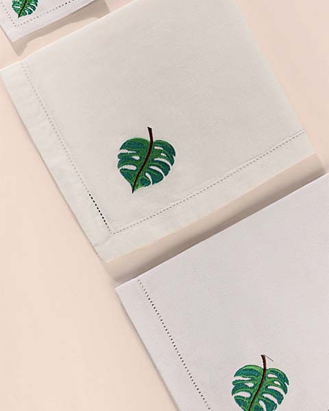 Monstera Napkins - Set of 6