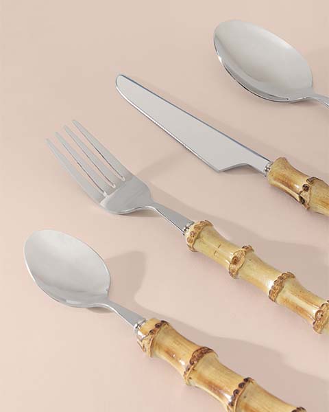 Bamboo Cutlery Set - Set of 4