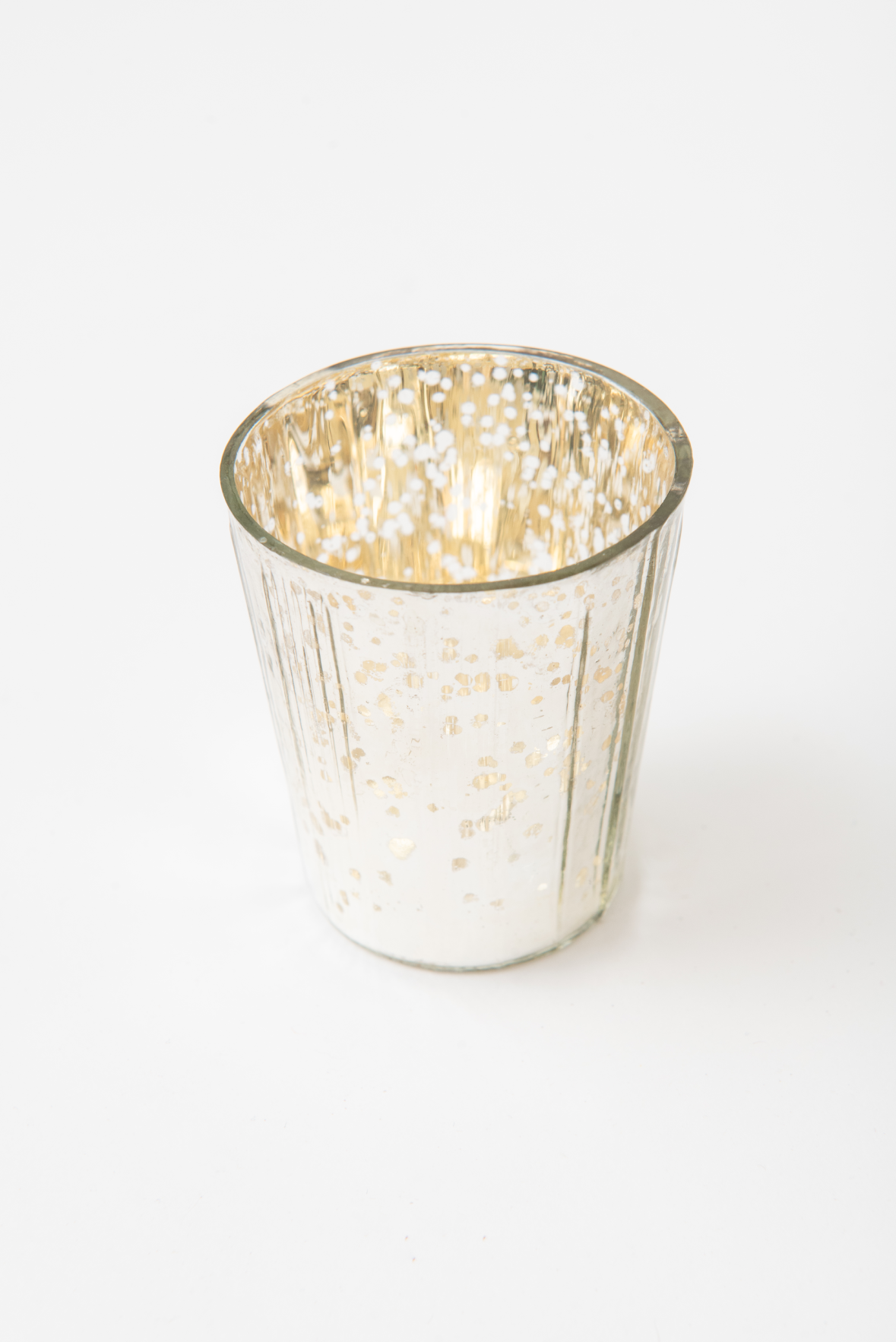 Silver Glass Votive