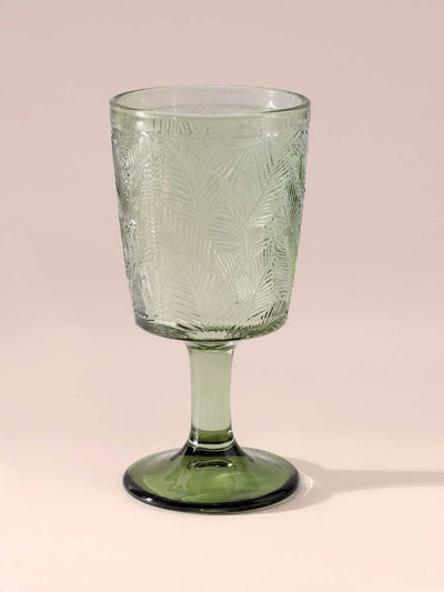 Tropical Moss Wine Glass - Green