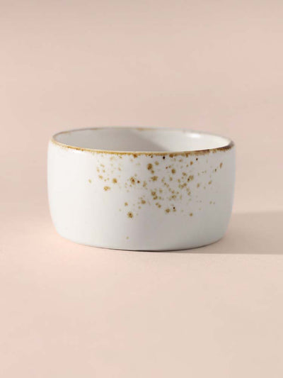 Gold Splatter Dessert Bowl