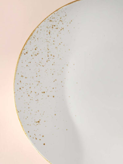 Gold Splatter Charger Plate