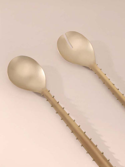 Barrel Cactus Serving Spoons - Set of 2