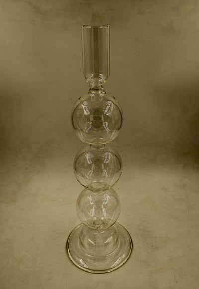 Clear Taper Candle Holder