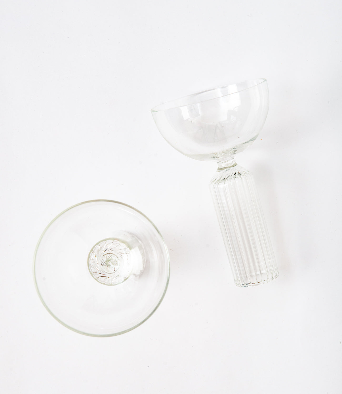 Crystal Stem Glass - Set of 2